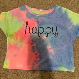 Tie Die Crop Top